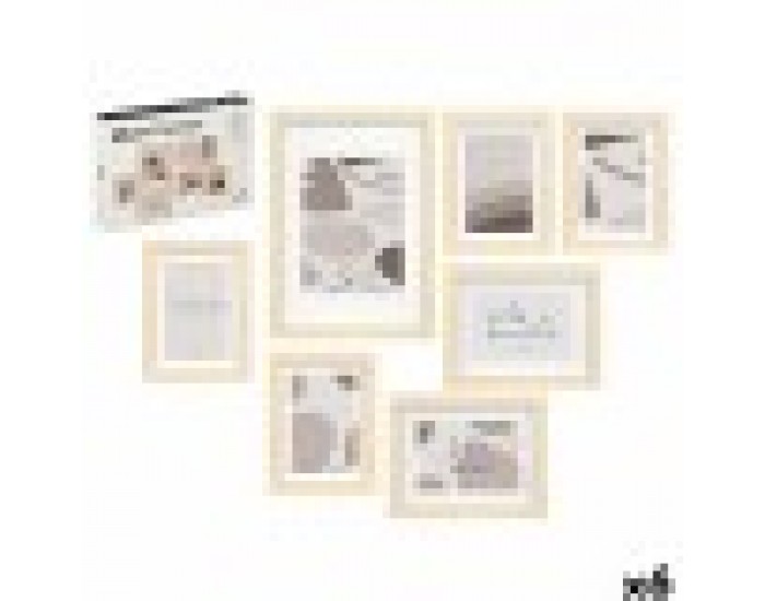 Рамка за снимки GiftDecor SF5014-7 Естествен Дървен MDF Евкалиптово дърво (6 броя)