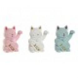 Cпестовна касичка Home ESPRIT Смола Котка 12 x 9,5 x 16 cm (3 броя) - Сувенири, Подаръци, Свещи