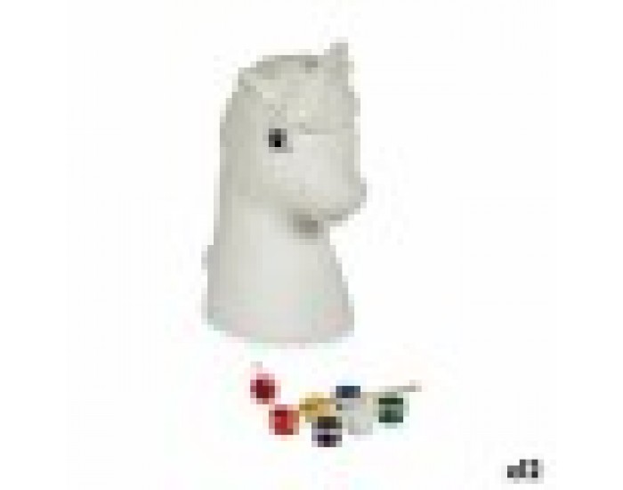 Касичка за Рисуване Еднорог Керамика 10 x 14,5 x 8,5 cm (12 броя)