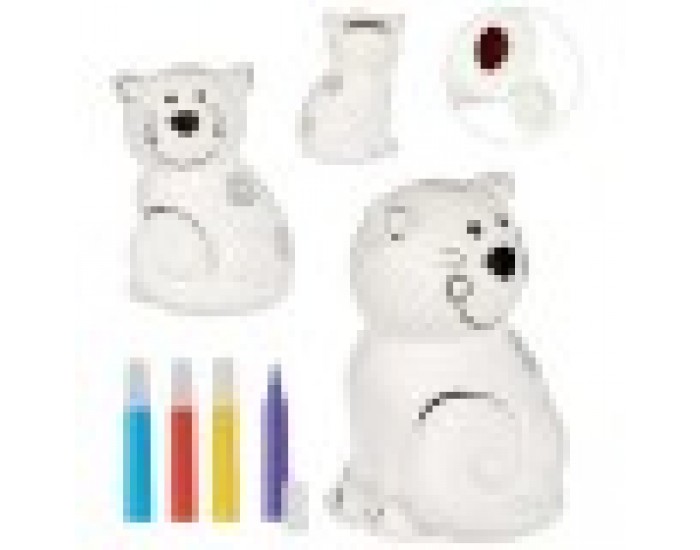 Касичка за Рисуване Котка Керамика 9 x 11,8 x 8,5 cm (12 броя)