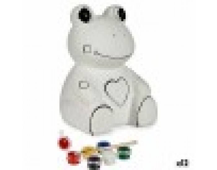 Касичка за Рисуване Жаба Керамика 15,5 x 21,5 x 16 cm (12 броя)