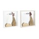 Стенно огледало DKD Home Decor Огледало Естествен MDF Бял 2 броя Cottage (25 x 4 x 25 cm) Стенно огледало DKD Home Decor Огледало Естествен MDF Бял 2 броя Cottage (25 x 4 x 25 cm)