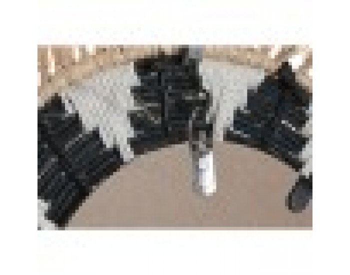 Стенно огледало Home ESPRIT Бял Черен Естествен Тропически 50 x 3 x 50 cm Стенно огледало Home ESPRIT Бял Черен Естествен Тропически 50 x 3 x 50 cm