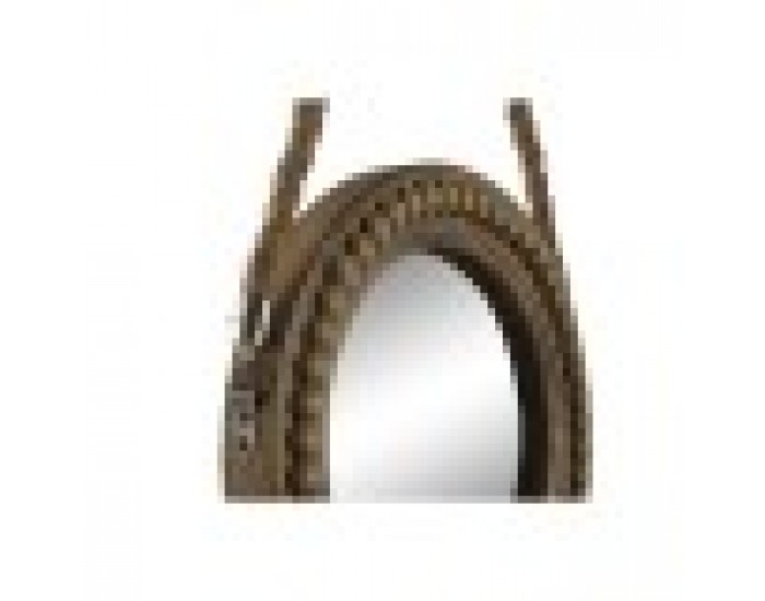 Стенно огледало Home ESPRIT Кафяв Дървен Въже Колониален Топки 28 x 4 x 61 cm Стенно огледало Home ESPRIT Кафяв Дървен Въже Колониален Топки 28 x 4 x 61 cm