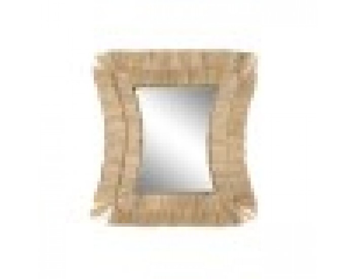 Стенно огледало DKD Home Decor 62 x 4 x 70 cm Кристал Bali Юта