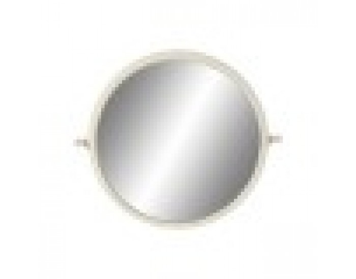 Стенно огледало Home ESPRIT Бял Метал романтичен 60 x 13 x 52 cm