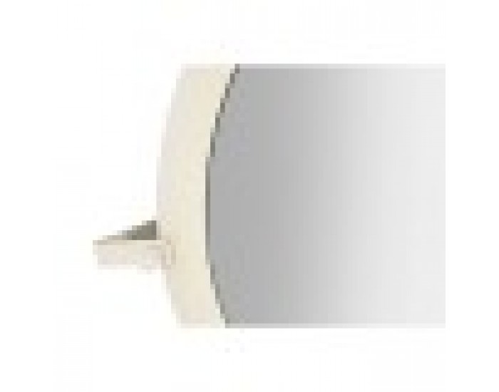 Стенно огледало Home ESPRIT Бял Метал романтичен 60 x 13 x 52 cm