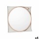Стенно огледало GiftDecor 1268 Кафяв Бронз 45 x 45 x 3 cm (4 броя) Стенно огледало GiftDecor 1268 Кафяв Бронз 45 x 45 x 3 cm (4 броя)