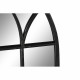 Стенно огледало DKD Home Decor Черен Метал Прозорец 36 x 2 x 65 cm (65 Части)