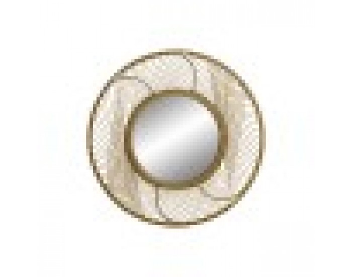 Стенно огледало Home ESPRIT Естествен Тропически 70 x 2 x 70 cm