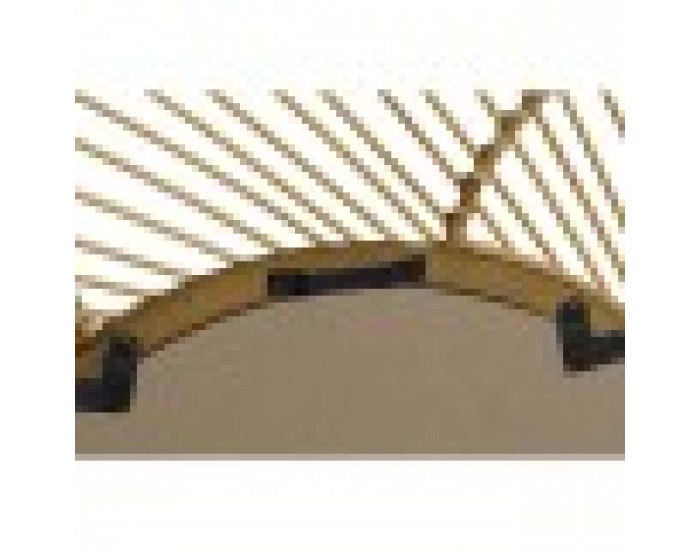 Стенно огледало Home ESPRIT Естествен Тропически 70 x 2 x 70 cm