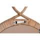 Стенно огледало DKD Home Decor Кристал Кафяв Pатан (68 x 2 x 68 cm)