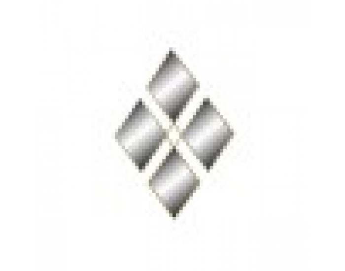 Стенно огледало DKD Home Decor Огледало Златен Метал Ромб (63 x 2 x 90 cm)