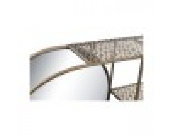 Стенно огледало DKD Home Decor Огледало Златен Метал Модерен (80 x 13 x 35 cm)