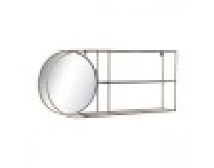 Стенно огледало DKD Home Decor Огледало Златен Метал Модерен (80 x 13 x 35 cm)