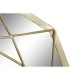 Стенно огледало DKD Home Decor 50 x 5 x 52 cm Кристал Златен Желязо Стенно огледало DKD Home Decor 50 x 5 x 52 cm Кристал Златен Желязо