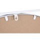 Стенно огледало DKD Home Decor 85,5 x 3 x 85,5 cm Кристал Бял Желязо