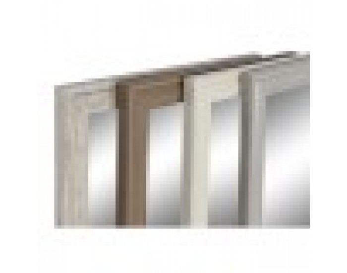 Стенно огледало Home ESPRIT Бял Кафяв Бежов Сив Кристал полистирен 36 x 2 x 125 cm (4 броя) Стенно огледало Home ESPRIT Бял Кафяв Бежов Сив Кристал полистирен 36 x 2 x 125 cm (4 броя)