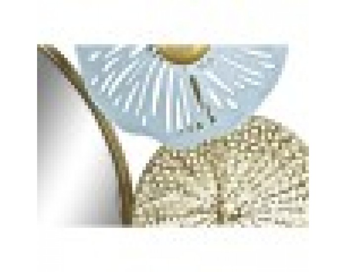Стенно огледало DKD Home Decor Златен Метал Мента (50 x 5 x 51 cm) Стенно огледало DKD Home Decor Златен Метал Мента (50 x 5 x 51 cm)