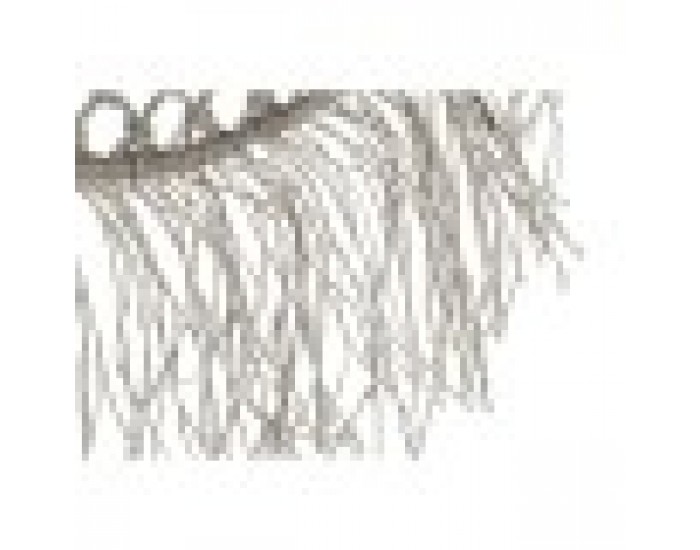 Стенно огледало DKD Home Decor Кристал Естествен Въже (60 x 4 x 60 cm)