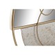 Стенно огледало DKD Home Decor Златен Метал Бял Модерен (65 x 7,6 x 76 cm) Стенно огледало DKD Home Decor Златен Метал Бял Модерен (65 x 7,6 x 76 cm)