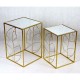 Стенно огледало DKD Home Decor Златен Метал Лист на растение (71 x 1 x 97 cm) Стенно огледало DKD Home Decor Златен Метал Лист на растение (71 x 1 x 97 cm)