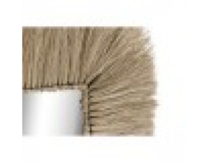 Стенно огледало DKD Home Decor Кристал Естествен Юта (55 x 3 x 55 cm)