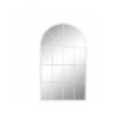 Стенно огледало DKD Home Decor Бял Кристал Желязо Прозорец 70 x 2,5 x 120 cm - Тоалетки и Огледала