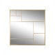 Стенно огледало Home ESPRIT Златен 90 x 2 x 90 cm Стенно огледало Home ESPRIT Златен 90 x 2 x 90 cm