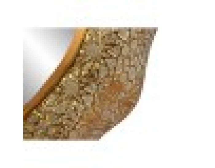 Стенно огледало Home ESPRIT Златен Арабин 81 x 3,5 x 81 cm
