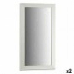 Стенно огледало Бял Дървен Cтъкло 64,3 x 84,5 x 1,5 cm (2 броя) - Тоалетки и Огледала
