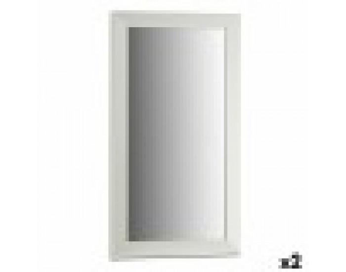 Стенно огледало Бял Дървен Cтъкло 64,3 x 84,5 x 1,5 cm (2 броя) Стенно огледало Бял Дървен Cтъкло 64,3 x 84,5 x 1,5 cm (2 броя)
