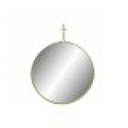 Стенно огледало DKD Home Decor Огледало Златен Метал (72 x 2 x 91,5 cm) - Тоалетки и Огледала