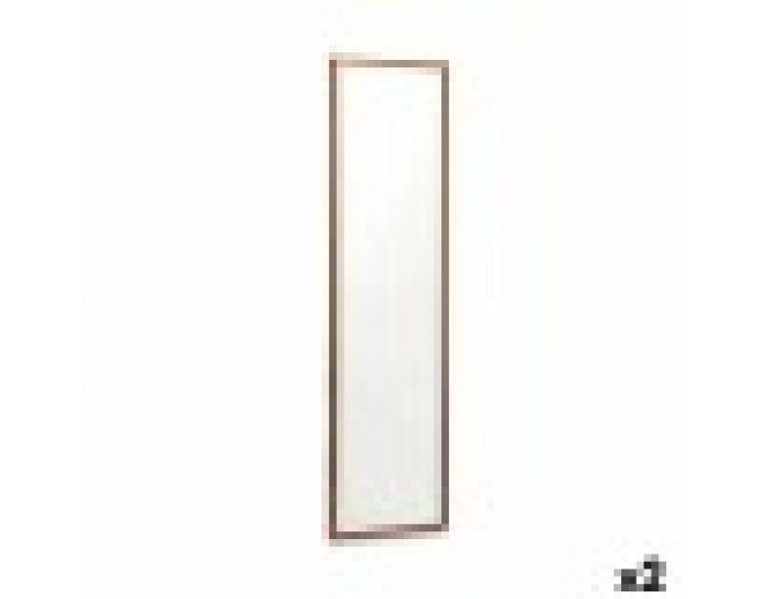 Стенно огледало 30 x 120 cm Бронз Дървен MDF (2 броя)