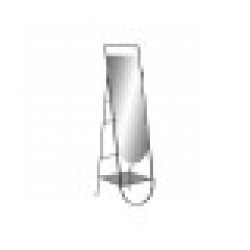 Огледало в цял ръст Home ESPRIT Черен 44,4 x 40 x 162 cm - Тоалетки и Огледала