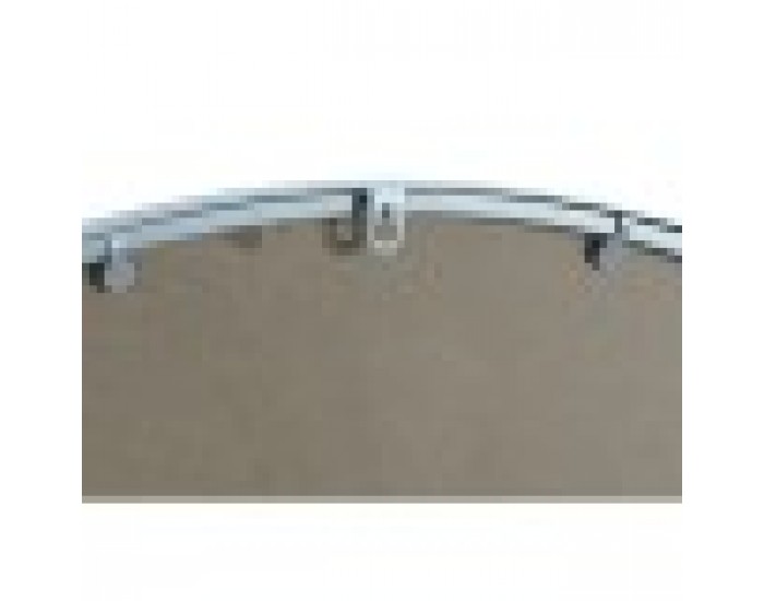 Стенно огледало DKD Home Decor Сребрист Метал Огледало Модерен 100 x 2 x 100 cm