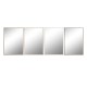 Стенно огледало Home ESPRIT Бял Кафяв Бежов Сив Кристал полистирен 63,3 x 2,6 x 89,6 cm (4 броя) Стенно огледало Home ESPRIT Бял Кафяв Бежов Сив Кристал полистирен 63,3 x 2,6 x 89,6 cm (4 броя)