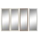 Стенно огледало DKD Home Decor Кристал Кафяв Бял Тъмно сив PS Традиционен 4 броя (36 x 2 x 95,5 cm) Стенно огледало DKD Home Decor Кристал Кафяв Бял Тъмно сив PS Традиционен 4 броя (36 x 2 x 95,5 cm)