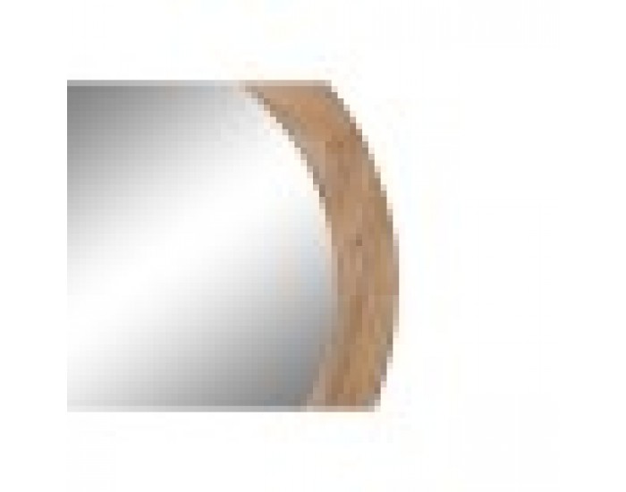 Стенно огледало DKD Home Decor Кафяв Естествен Alpino 66 x 5 x 66 cm