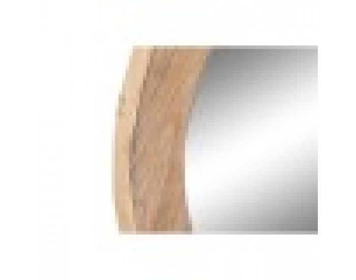Стенно огледало DKD Home Decor Кафяв Естествен Alpino 66 x 5 x 66 cm