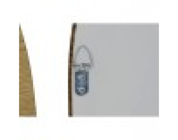 Стенно огледало Home ESPRIT Кафяв Бежов Естествен Слонова кост Scandi 55 X 2 X 75 cm (4 броя)