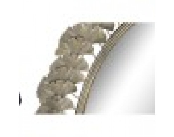 Стенно огледало DKD Home Decor Огледало Шампанско Метал Лист на растение (69 x 3,5 x 98,5 cm)