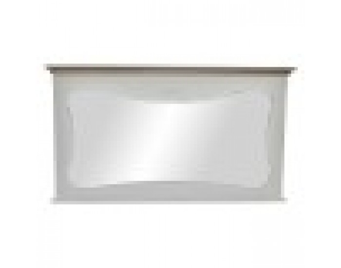 Стенно огледало DKD Home Decor Бял Дървен Естествен 105 x 64 x 4,5 cm Стенно огледало DKD Home Decor Бял Дървен Естествен 105 x 64 x 4,5 cm