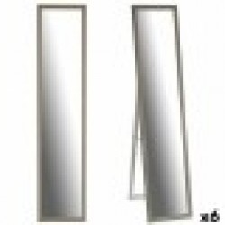 Постоянно огледало Сив Дървен Кристал 44 x 32,5 x 120 cm (6 броя) - Тоалетки и Огледала