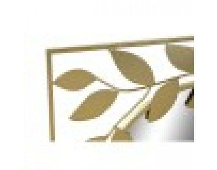 Стенно огледало DKD Home Decor Огледало Златен Метал Laurel (120 x 2,5 x 120 cm) Стенно огледало DKD Home Decor Огледало Златен Метал Laurel (120 x 2,5 x 120 cm)