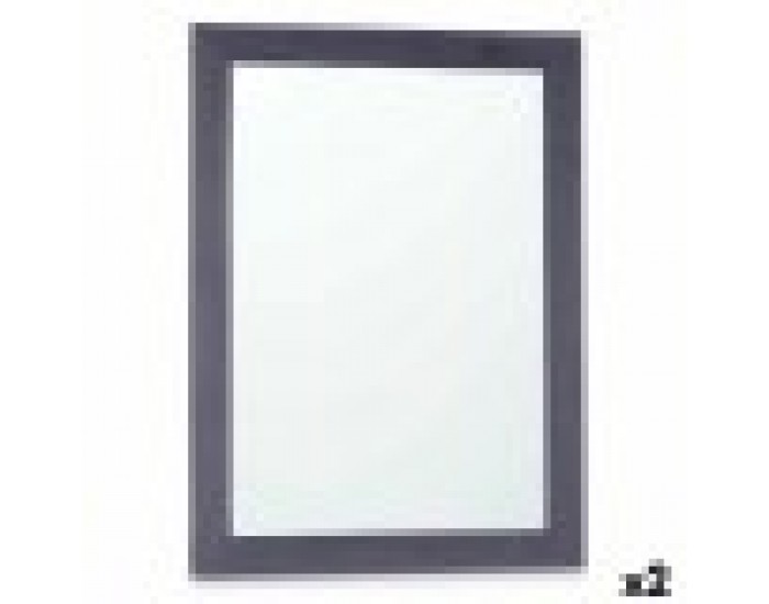 Стенно огледало 60 x 80 cm Дървен MDF Син (2 броя) Стенно огледало 60 x 80 cm Дървен MDF Син (2 броя)