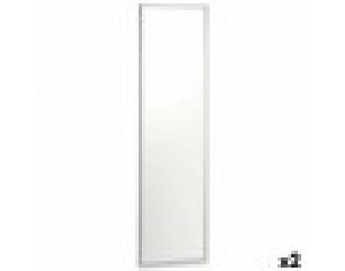 Стенно огледало Сребрист Дървен MDF 40 x 142,5 x 3 cm (2 броя) Стенно огледало Сребрист Дървен MDF 40 x 142,5 x 3 cm (2 броя)