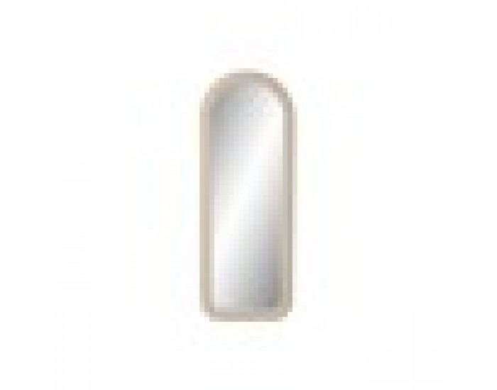 Стенно огледало Home ESPRIT Бял Кадифе Scandi 60 x 4 x 160 cm