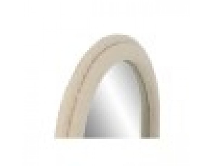 Стенно огледало Home ESPRIT Бял Кадифе Scandi 60 x 4 x 160 cm