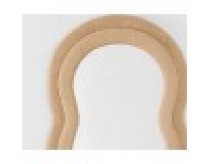Стенно огледало Home ESPRIT Кафяв Вълни Кадифе Scandi 60 x 4 x 160 cm